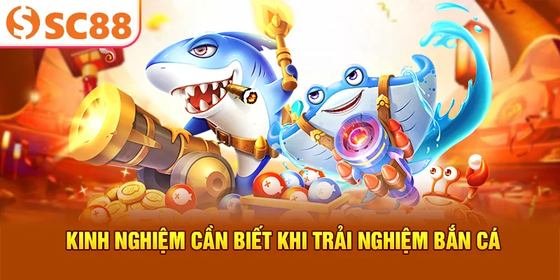 Kinh nghiệm cần biết khi trải nghiệm bắn cá
